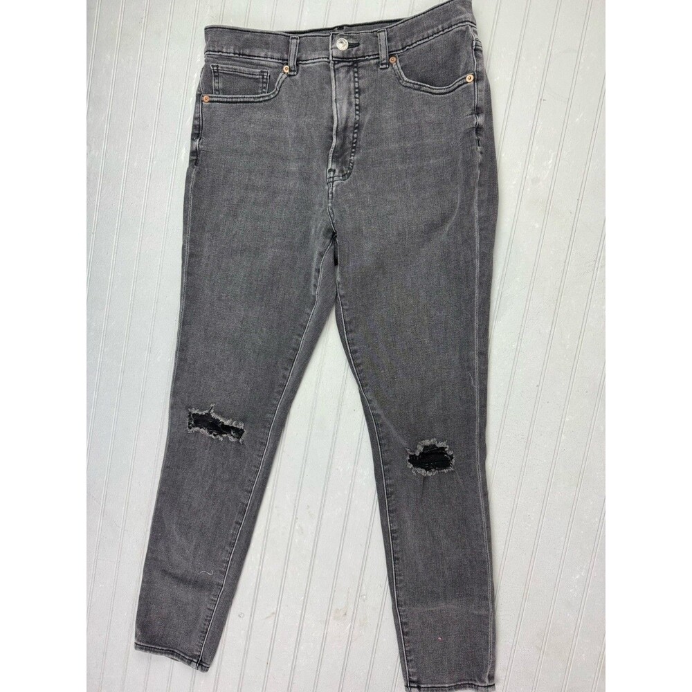 Express Size 10 Womens Jeans Skinny High Rise Stretch Black Stretch